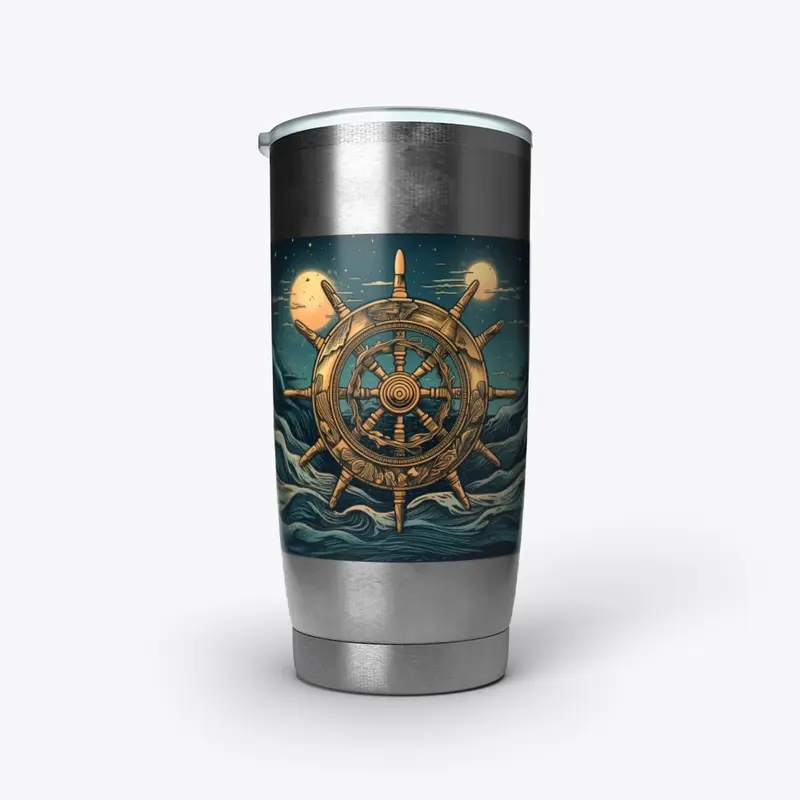 Ship's Wheel Tumbler